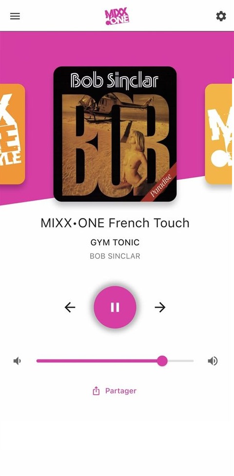 Application MIXX•ONE, rose